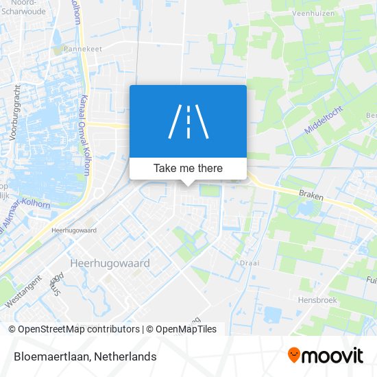 Bloemaertlaan map