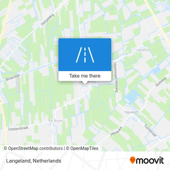 Langeland map