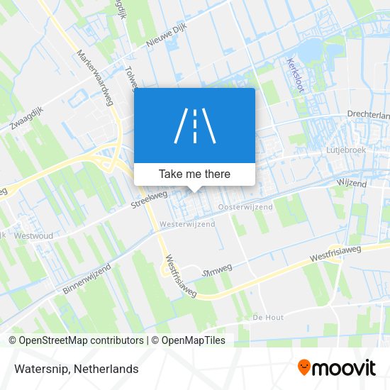 Watersnip map
