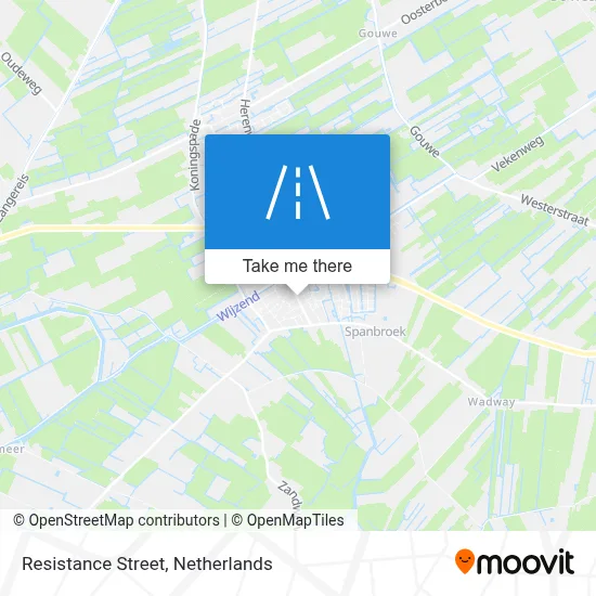 Verzetstraat map