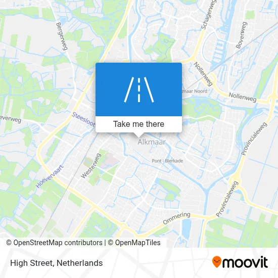 Hoogstraat map