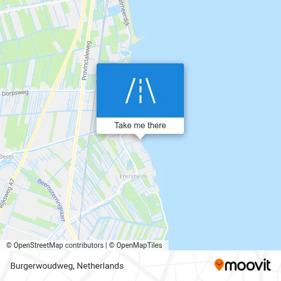 Burgerwoudweg map