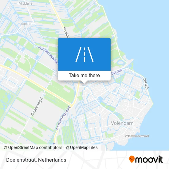 Doelenstraat map