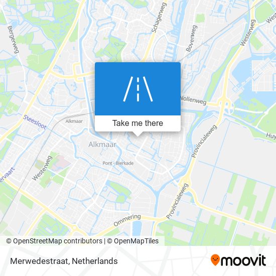 Merwedestraat map