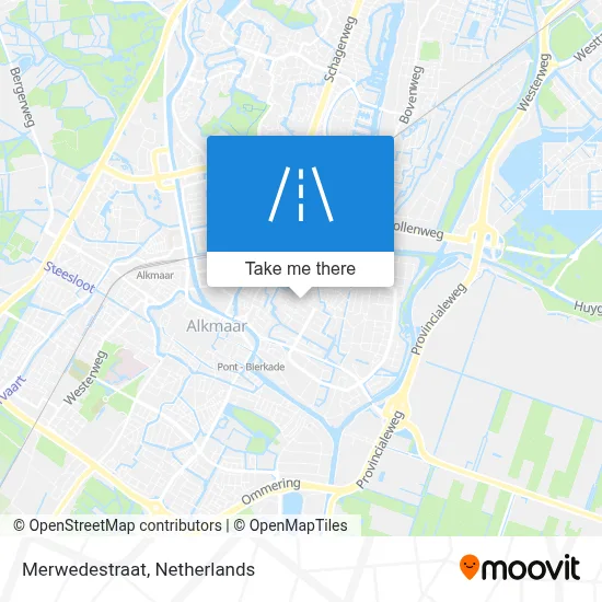 Merwedestraat map