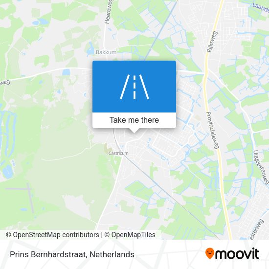 Prins Bernhardstraat map