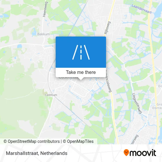 Marshallstraat map
