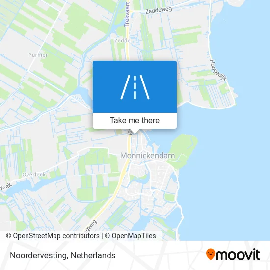 Noordervesting map