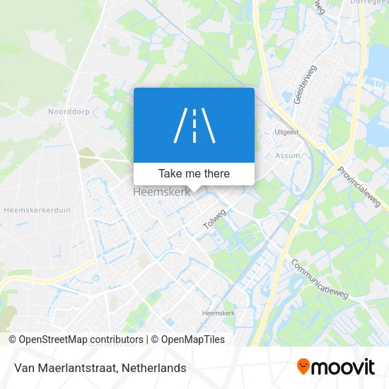 Van Maerlantstraat map