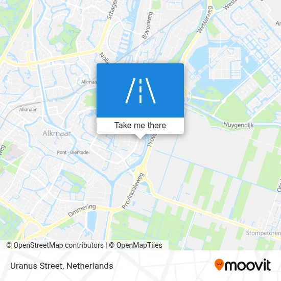 Uranusstraat map