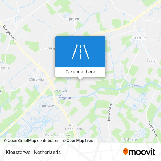 Kleasterwei map