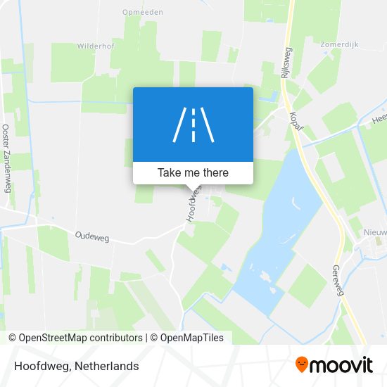 Hoofdweg map