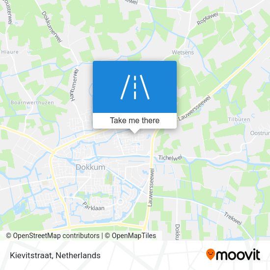 Kievitstraat map