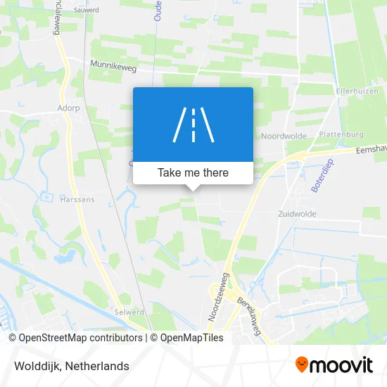 Wolddijk map