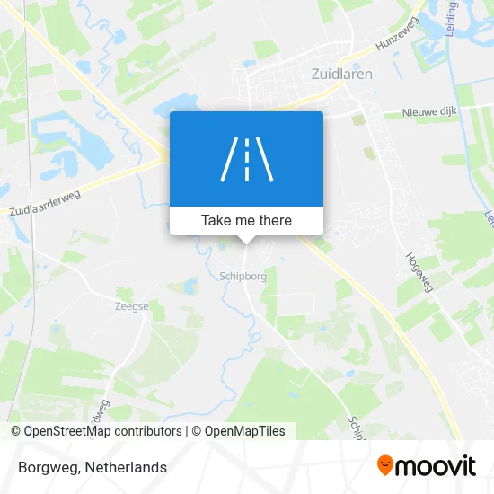 Borgweg map