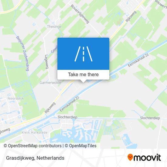 Grasdijkweg map