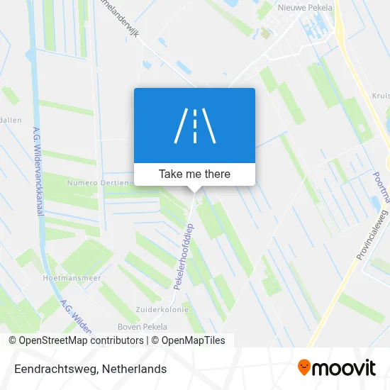 Eendrachtsweg Karte
