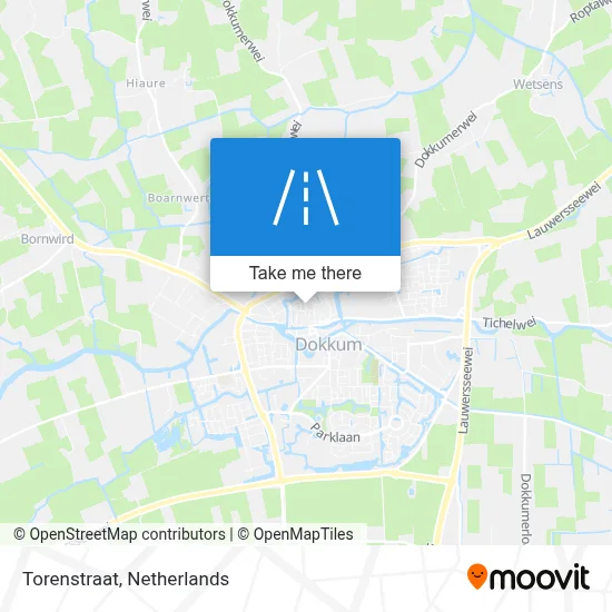 Torenstraat map