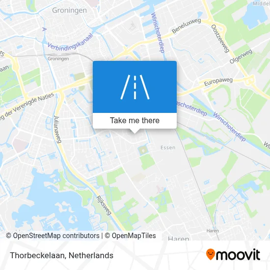 Thorbeckelaan map