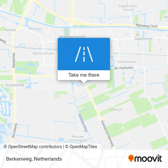 Berkenweg map
