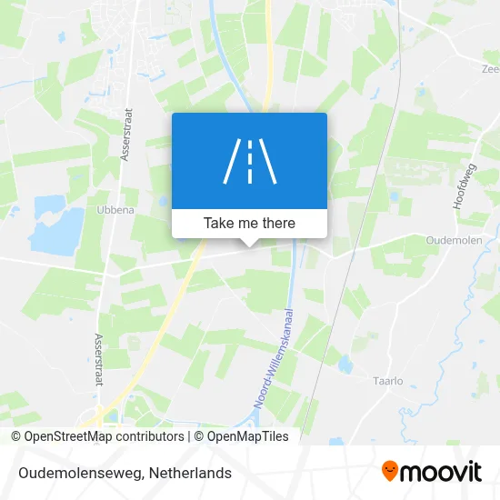Oudemolenseweg map