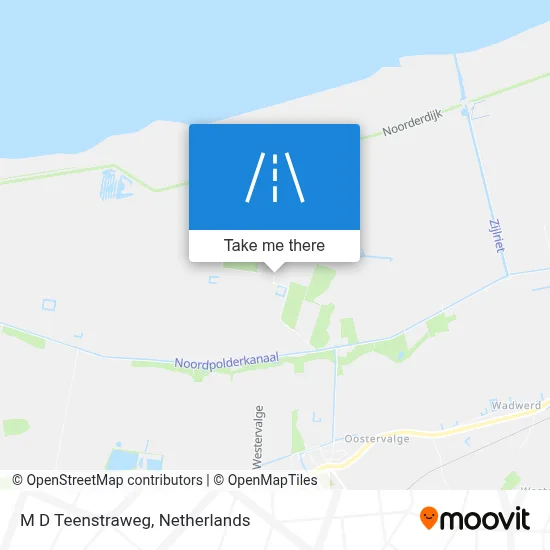 M D Teenstraweg map