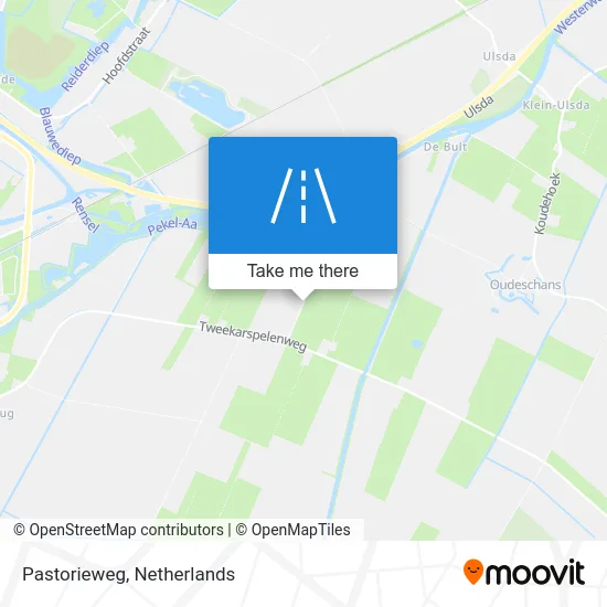 Pastorieweg map