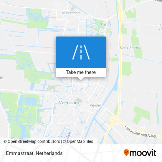 Emmastraat map