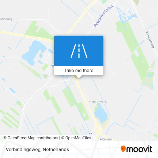 Verbindingsweg map