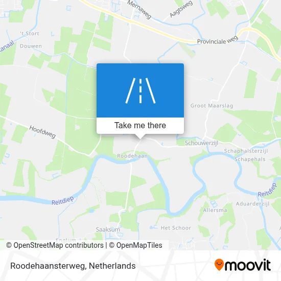 Roodehaansterweg map