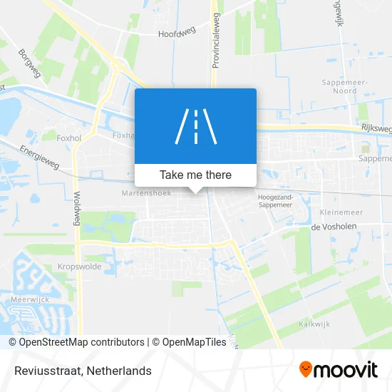 Reviusstraat map