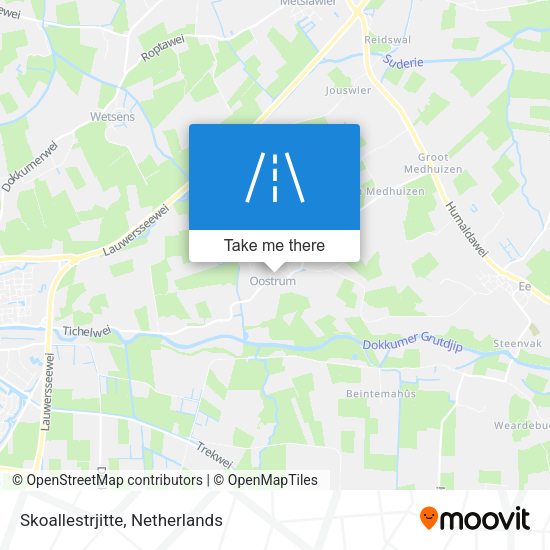 Skoallestrjitte map