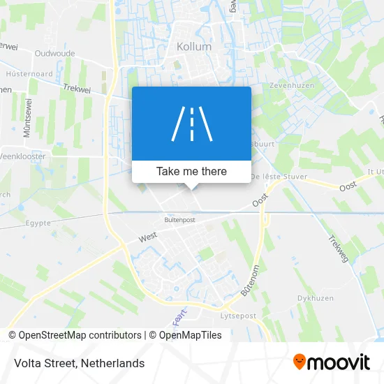 Voltastraat map