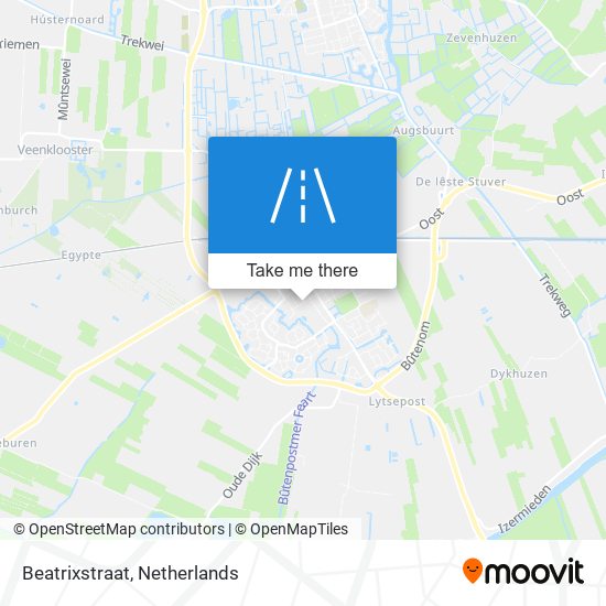 Beatrixstraat map