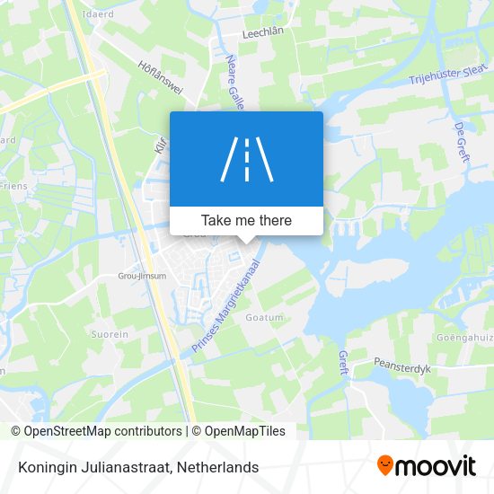 Koningin Julianastraat map