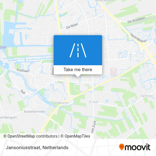 Jansoniusstraat map