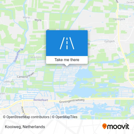 Kooiweg map