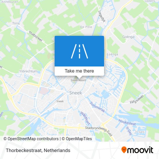 Thorbeckestraat map