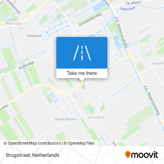 Brugstraat Karte