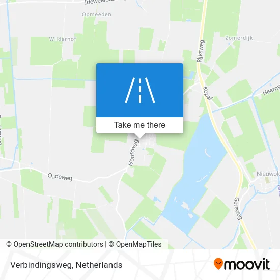 Verbindingsweg map