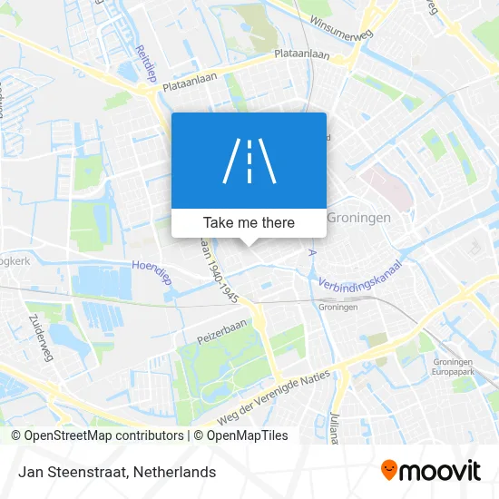 Jan Steenstraat map