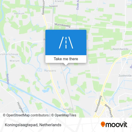 Koningslaagtepad map
