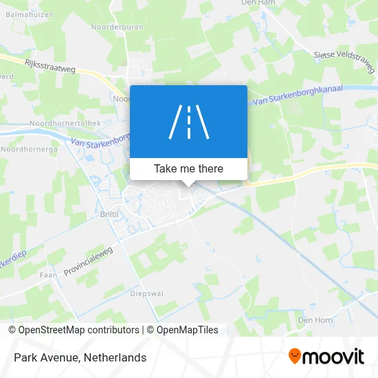 Parklaan map