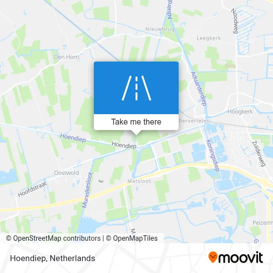 Hoendiep map