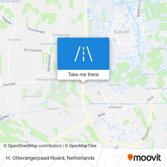 H. Ottevangerpaad-Noard map
