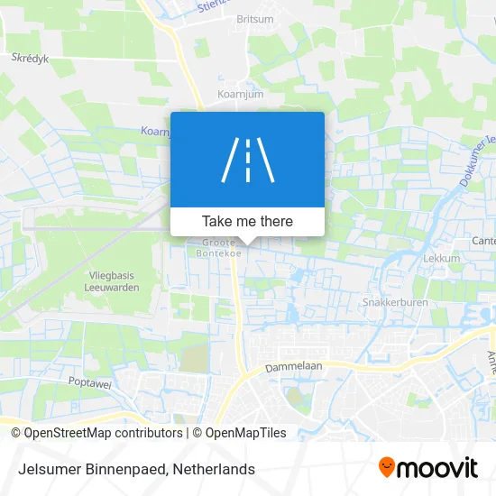 Jelsumer Binnenpaed map
