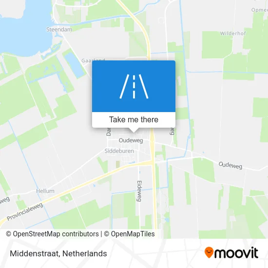 Middenstraat map