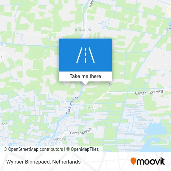 Wynser Binnepaed map