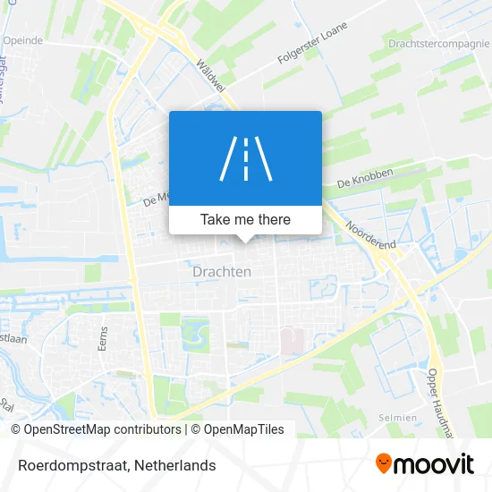 Roerdompstraat map