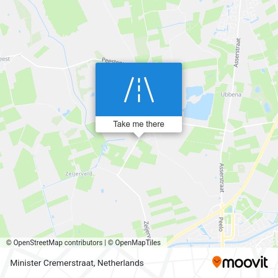 Minister Cremerstraat map